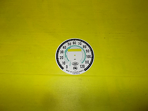 Bílý ciferník Kývačka 120 km/h