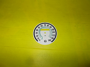 Bílý ciferník Kývačka 140 km/h
