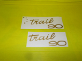 Nálepky kastlíků Jawa 90 Trail