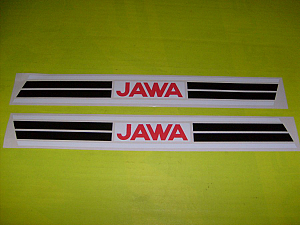 Nálepky nádrže a pod sedadlového plechu