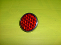 odrazka v nerezu prům.cca 50mm se šroubkem