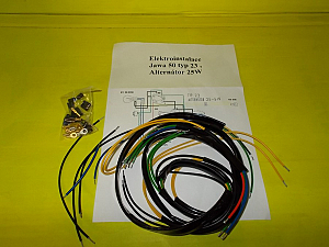 Elektroinstalace Jawa Pionýr 25w