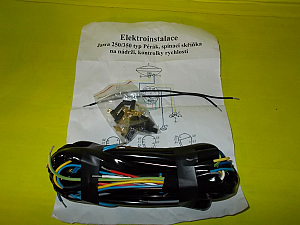 Elektroinstalace Jawa 250, 350 Pérák s kontrolkami rychlostí