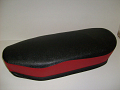 Sedlo Jawa /ČZ panelka-tvar lavice-červeno černé